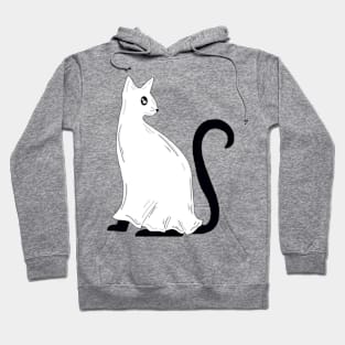 Mystery Ghost Cat Hoodie